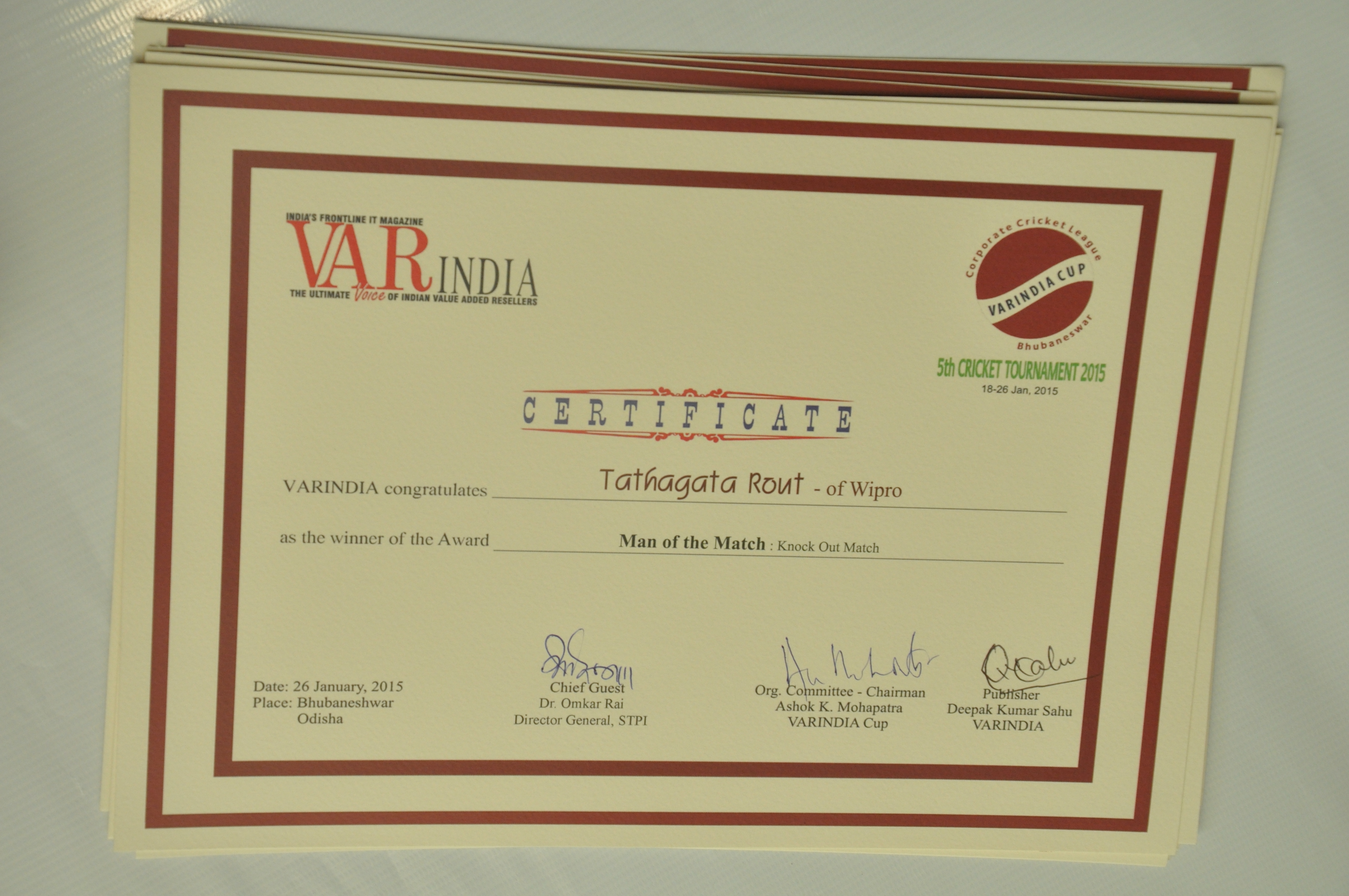 VARINDIA CUP Cricket Tournament for the 5th consecutive year