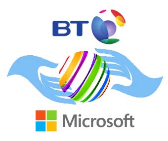 BT collaborates with Microsoft