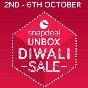 Snapdeal Unbox Diwali Sale starts from 2nd October