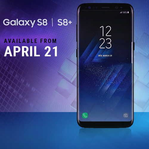 Samsung Galaxy S8 and S8+ to be available starting April 21