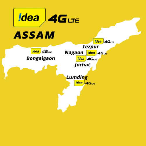 Idea launches 4G services in Jorhat, Tezpur, Nagaon, Bongaigaon and Lumding