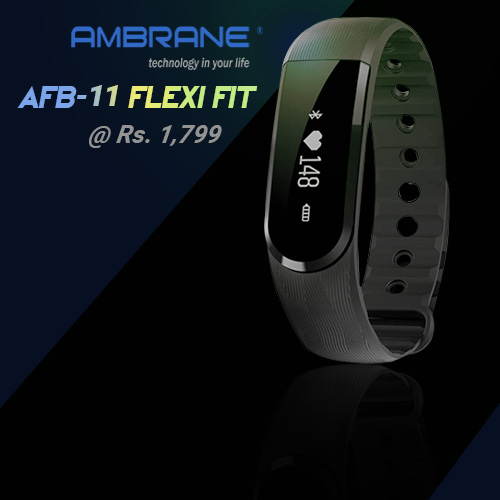 Ambrane India launches heart rate monitor AFB-11 Flexi Fit