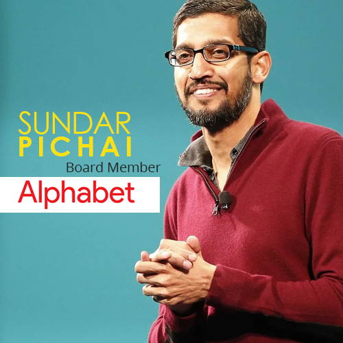 Alphabet adds Sundar Pichai of Google as its board member