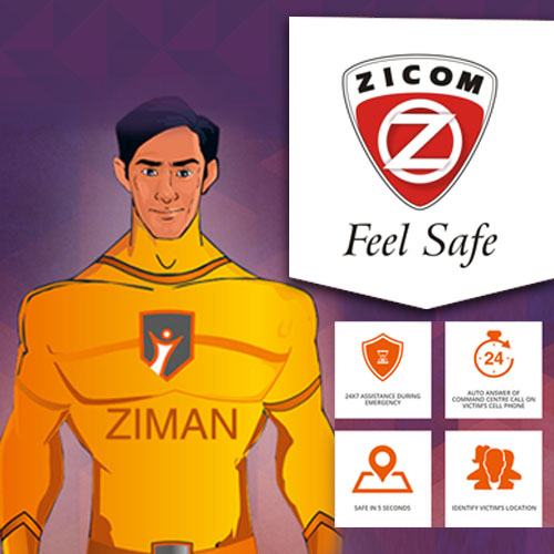 Zicom presents ZIMAN – 24X7 Personal Safety Ecosystem