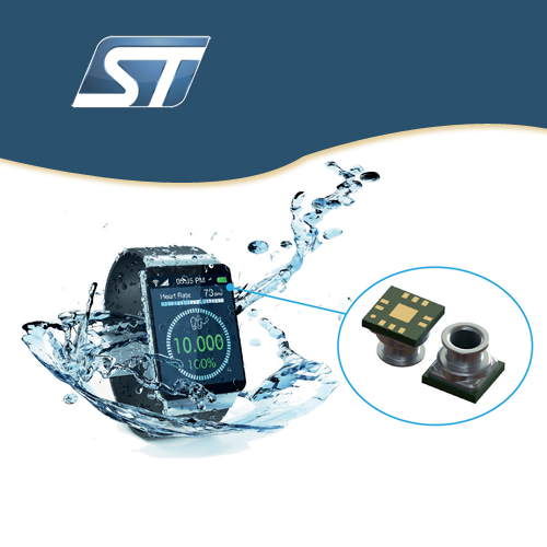 STMicroelectronics’ Water-Resistant Pressure Sensor features in Samsung Gear Fit 2 Pro