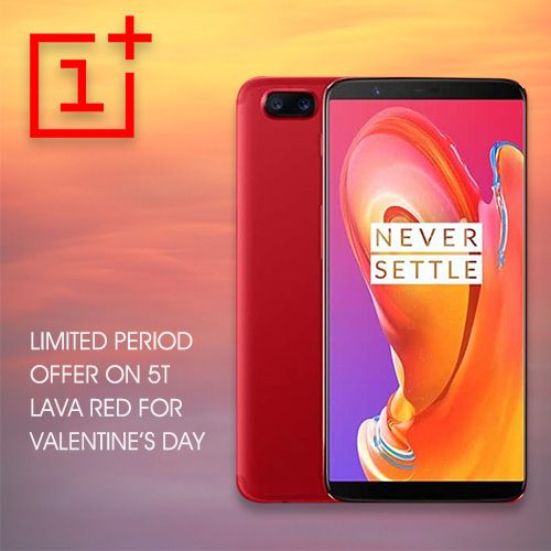OnePlus announces limited period offer on 5T Lava Red for Valentine's Day