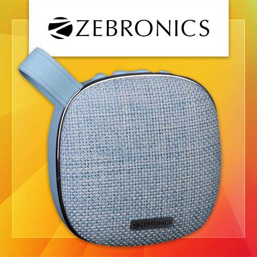 Zebronics launches “Passion” portable Bluetooth Speaker at Rs.899/-