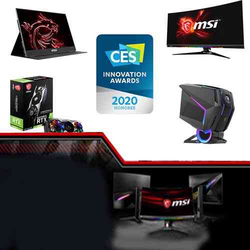 MSI pioneers Ingenuity with 10 CES 2020 Innovation Awards