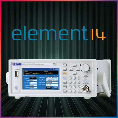element14 announces availability of Aim-TTi TGR2050 Series RF Signal Generators