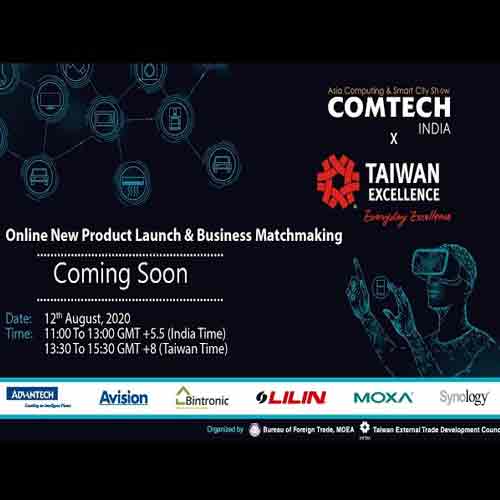 Taiwan Excellence and COMTECH INDIA conduct an online event