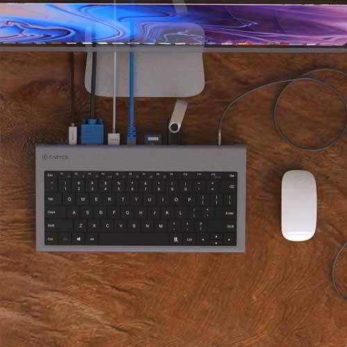 USB-C Keyboard and Docking Station from Cadyce (CA-KBDS)