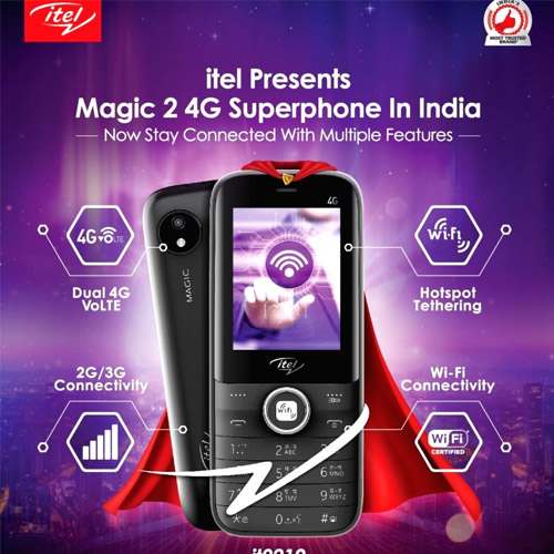 itel introduces Magic 2 4G Superphone with Wi-Fi Tethering