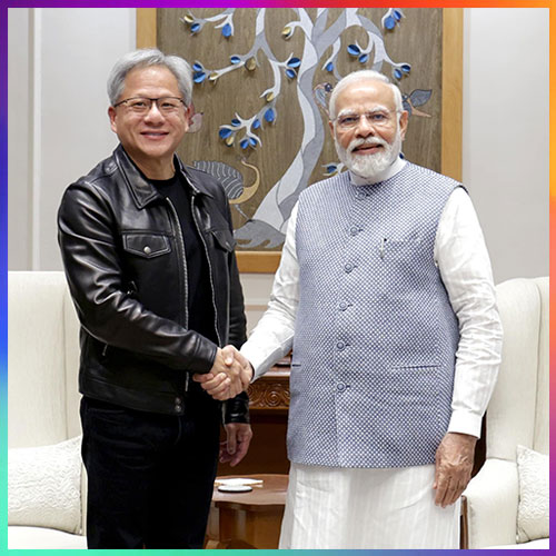 Jensen Huang Meets with India Prime Minister Narendra Modi