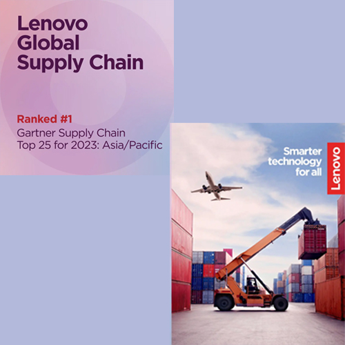 Lenovo ranked No.1 Supply Chain Leader in Asia/Pacific