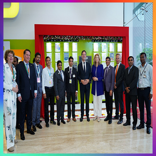Dutch Prime Minister Mark Rutte visits the NXP Office in India