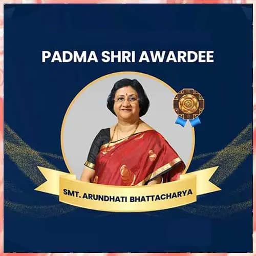 Arundhati Bhattacharya Honored with Padma Shri Award