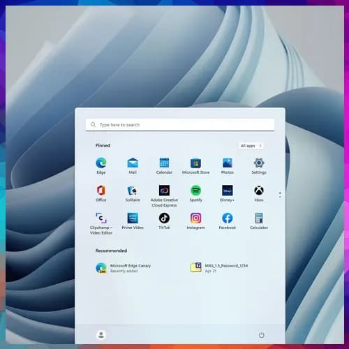 Microsoft working on a new Windows 11 Start menu