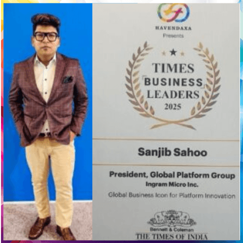Sanjib Sahoo conferred with â€œGlobal Business Iconâ€ award at Times Business Leaders 2025