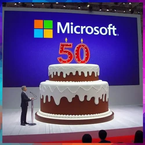 Microsoft is Geared to celebrate 50th Anniversary