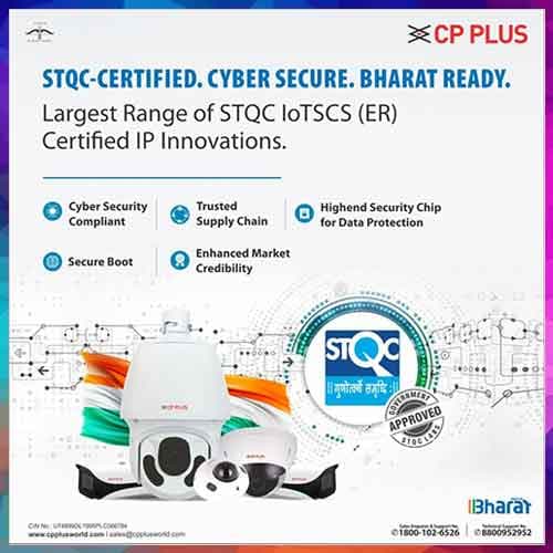 CP PLUS Redefines National Security with India’s Largest Range of STQC-Certified Surveillance Systems
