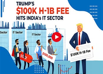 Trump's $100K H-1B Fee Hits India's IT Sector