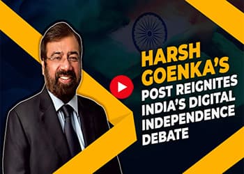 Harsh Goenkaâ€™s Post Reignites Indiaâ€™s Digital Independence Debate