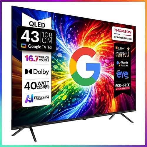 THOMSON launches Google TV 5.0-powered QLED series in India starting at ₹10,999