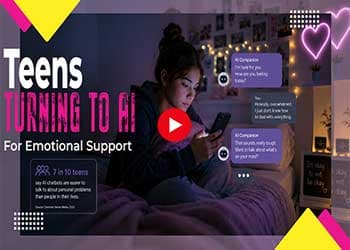 Teens Turning to AI for Emotional Support