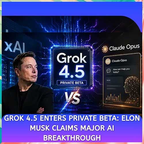 Grok 4.5 enters private beta, Elon Musk claims performance on par with Claude Opus