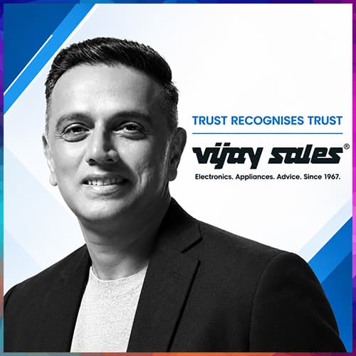 Vijay Sales Signs Rahul Dravid