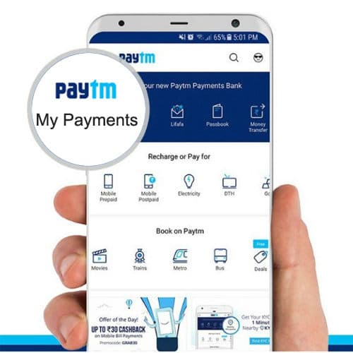 Paytm with its “My Payments†app aims for Rs.60,000-crore bank transfers