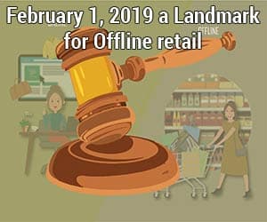 February 1, 2019 a Landmark for Offline retail