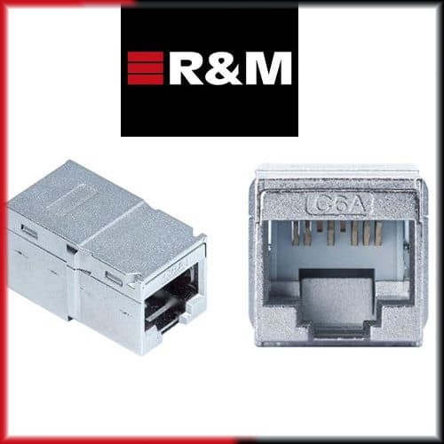 R&M introduced Compact RJ45 Coupler for 10Gigabit Ethernet