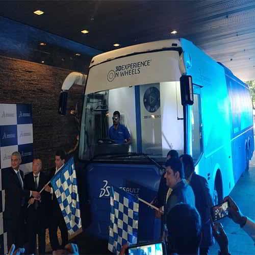 Dassault Systemes introduces the 3DEXPERIENCE On Wheels- Connected Factory campaign