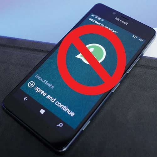 WhatsApp to end its support for Windows Phone from today