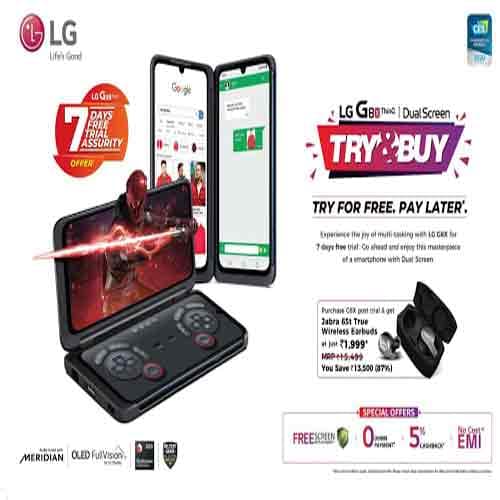 LG Electronics brings in the â€˜Try and Buy Offerâ€™ for Its G8x ThinQ Dual Screen Phone