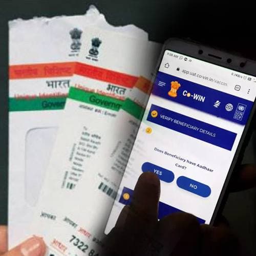 Government regulates Aadhaar not mandatory for registration on Co-Win Portal