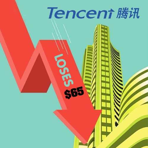 Tencent loses $65 billion in two days