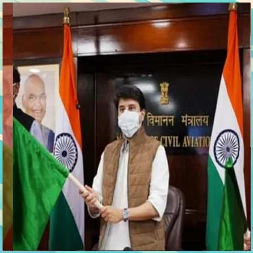 Jyotiraditya Scindia inaugurates FlyBig Airlines' Indore-Gondia-Hyderabad flight