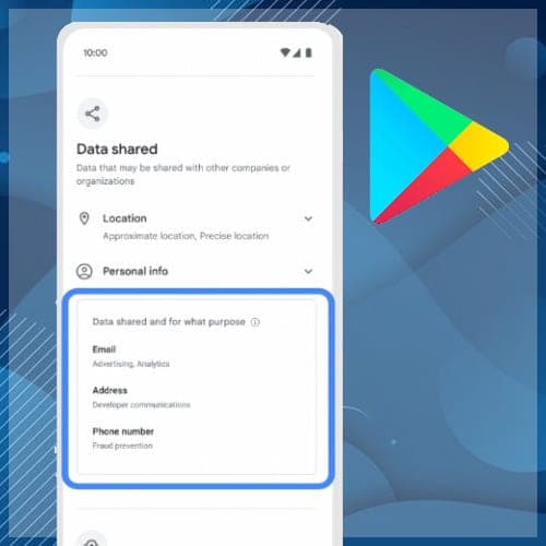 Google Play Store now showing data collected by users’ android apps