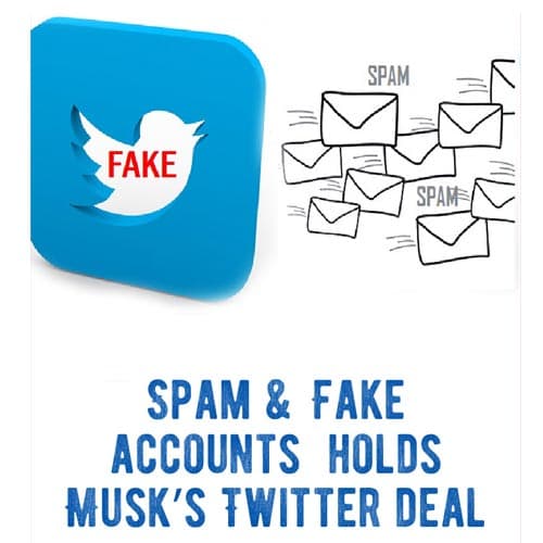 Spam & Fake accounts holds Musk’s Twitter deal