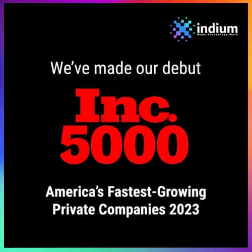 Indium Software Recognized as One of America's Fastest-Growing Technology Companies