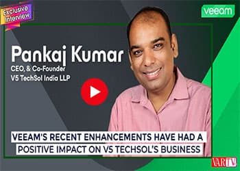 Veeam's recent enhancements have had a positive impact on V5 TechSolâ€™s business