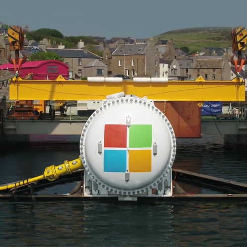 Microsoft pulls out its underwater data center out of the sea in Scotland