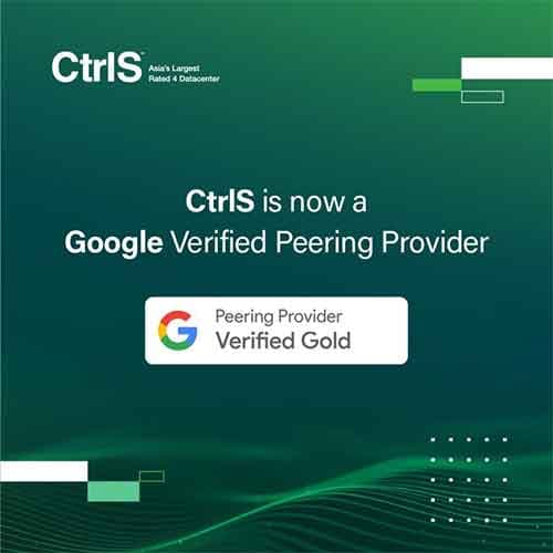 CtrlS joins elite group of Google Verified Peering Providers, expanding network reach