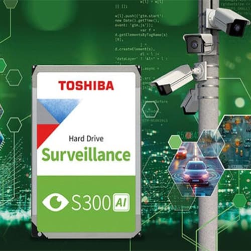 Toshiba launches S300 AI surveillance HDD for AI-driven video applications