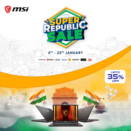 Celebrate Republic Day with MSI's Tricolor of Technology Offers