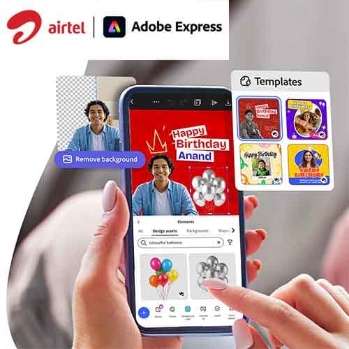Airtel offers free Adobe Express Premium access to 360 million users in global first
