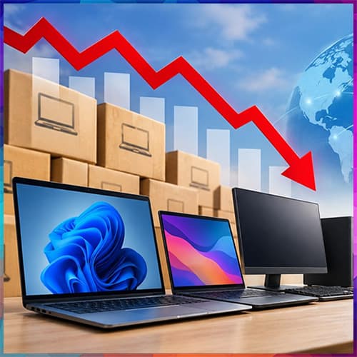 Global PC Shipments Fall 22.4% in Q3 2026 Amid Component Cost Inflation