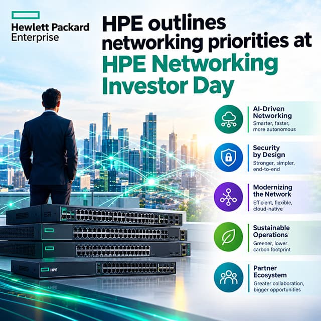 HPE outlines networking priorities at HPE Networking Investor Day